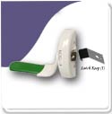 uPVC Single Door Reversible Push Bar Latch (White)