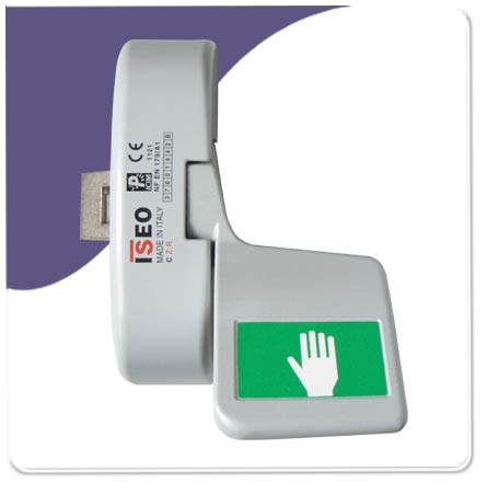 ISEO 0946 Reversible Push Pad Latch