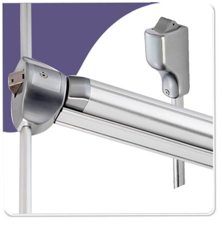 Rebated Double Door Touch Bar Panic Bolt W/T Vertical Pullman Latchs 1200mm