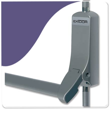 Exidor 294M - Single Bar Vertical Bolt Latch - For Metal Doors