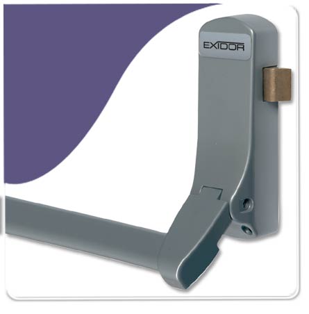 Exidor 296M - Reversible Push Bar Panic Latch - For Metal Doors