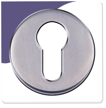 Escutcheon Oval - Polished Stainless Steel