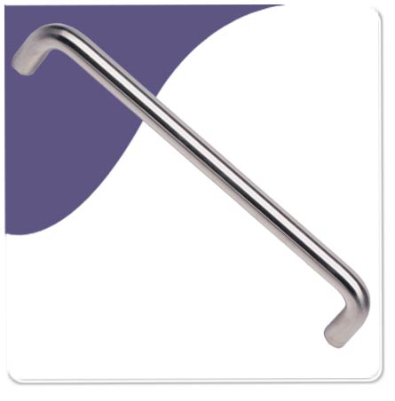 Pull Handle Solid Polished Stainless Steel 19mm
