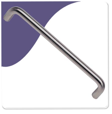 Pull Handle Solid Satin Stainless Steel 19mm Grade 316