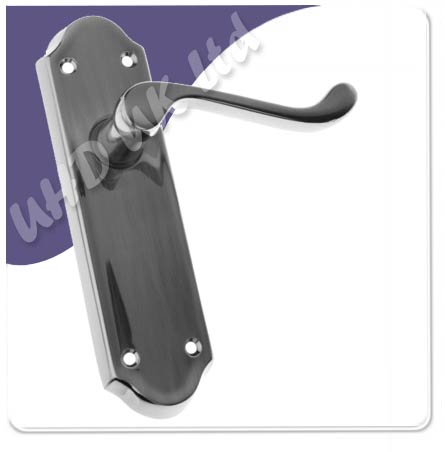 Princess Lever Latch Pewter 168 x 48mm