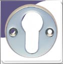 Escutcheon - Euro Profile - Polish Chrome