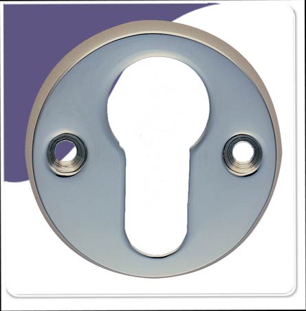 Escutcheon - Euro Profile - Polish Chrome