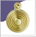 Escutcheon Reeded Covered 32mm
