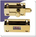 Bathroom Indicator Bolt - Polish Brass