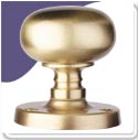 Mushroom Mortice Door Knob Architectural 15-1020
