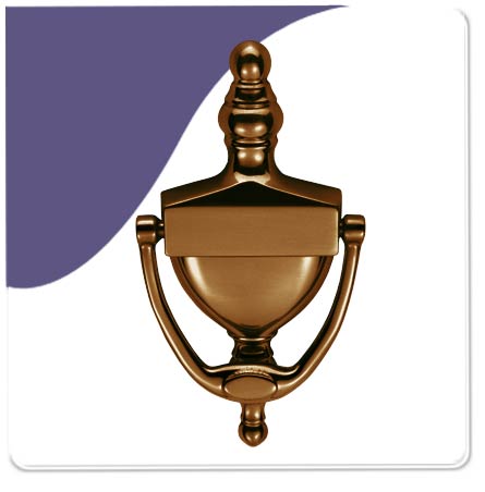 Urn Door Knocker - 152mm Florentine Bronze