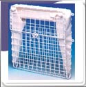 Folding Letter Cage 300mm x 225mm x 125mm White