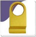 Cylinder Pull  Architectural - Polish Brass