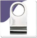 Cylinder Pull  Architectural - Polish Chrome