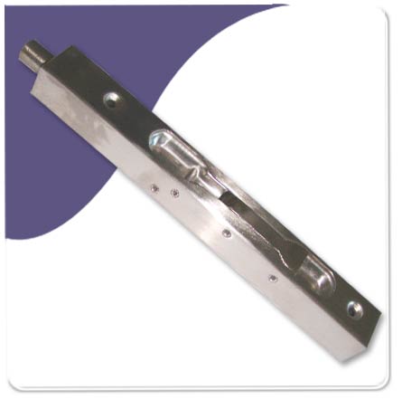 Flush Door Bolt - Satin Nickel 450mm Boxed