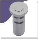 Dust Excluding Socket For Flush Bolt For Concrete - Satin Chrome