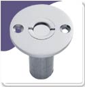 Dust Excluding Socket For Flush Bolt For Wood - Polish Chrome