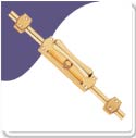 Tee Handle Locking Espagnolette Bolt - Polish Brass