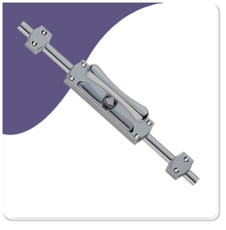 Tee Handle Locking Espagnolette Bolt - Satin Chrome  ES35SC Discounted Price