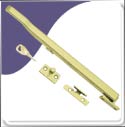 Modern Casement Stay without Holes - Locking - Electro Brass