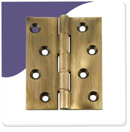 Bronze Plated DPBW Butt Hinge - 102mm x 67mm x 3.5mm