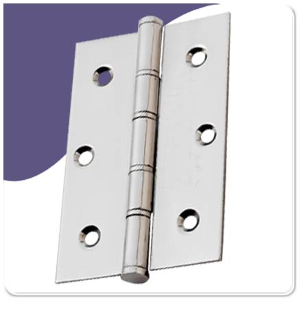 Polish Stainless Steel Butt Hinges 102mm x 76mm x 2mm
