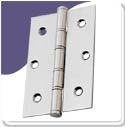 Polish Stainless Steel Butt Hinges 102mm x 76mm x 2mm