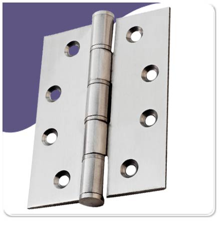 Satin Stainless Steel Butt Hinges 102mm x 76mm x 2mm