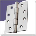 Satin Stainless Steel Butt Hinges 102mm x 76mm x 2mm