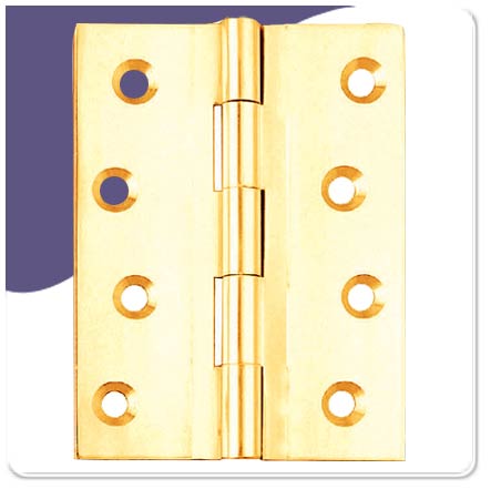 Polish Chrome Solid Drawn Hinge - 50mm x 28mm x 1.3mm