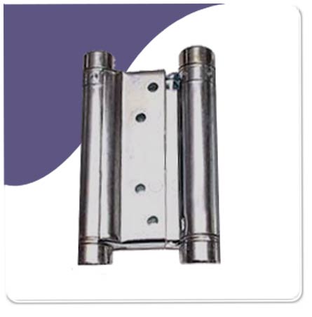 Double Action Spring Hinge Satin Stainless Steel 100mm