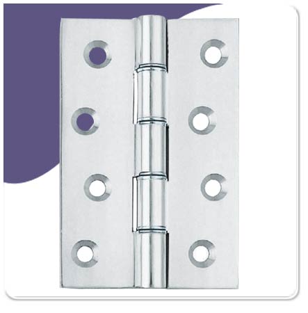Satin Chrome DSW Butt Hinge - 102mm x 67mm x 3.5mm