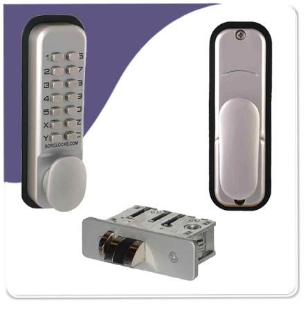 Digital Code Lock 2010 Entry Level Tubular Mortice Latch - Polish Brass PVD