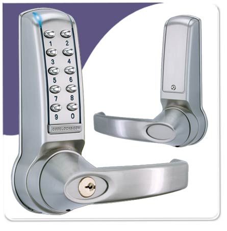 Digital Codelock 4010 Tubular Mortice Latch - Stainless Steel CL4010