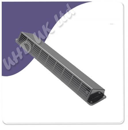Vent External Trickle Size 225 x 32mm Satin Stainless Steel