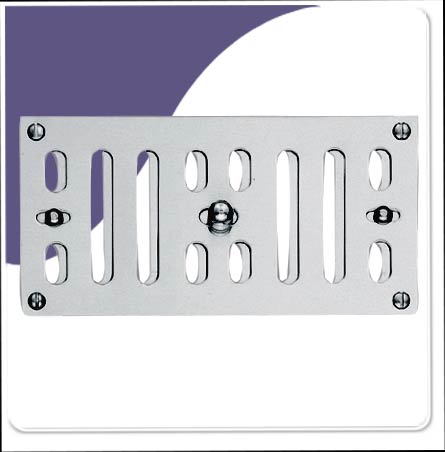 Vent - Hit & Miss Satin Anodised Aluminium 305mm x 76mm
