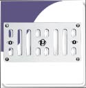 Vent - Hit & Miss Satin Stainless Steel 305mm x 76mm