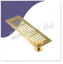 Vents Linear Slot Ventilation Grill Polish Brass