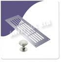 Vents Linear Slot Ventilation Grill Polish Chrome