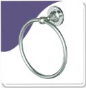 Single Towel Ring - Edwardian - Polish Chrome