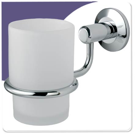 Tumbler Holder - Single - Polish Chrome