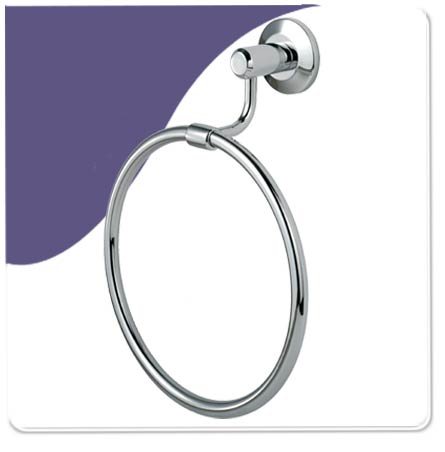 Towel Ring - Polish Chrome