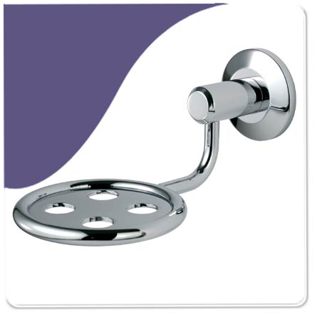 Toothbrush Holder - Polish Chrome