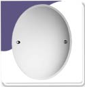 Mirror Wall Mounted Oval - Polish Chrome